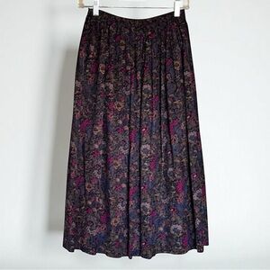Floral Midi Skirt - Multicolor